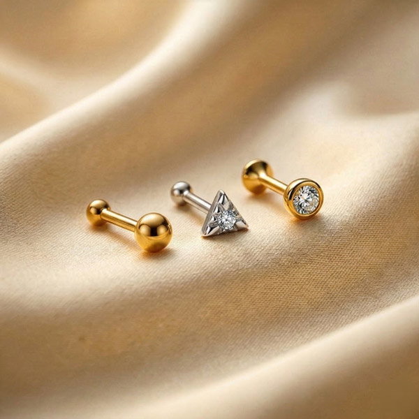 luxoia classics nose studs